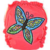  Applique Diaper - Butterfly 