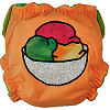 Applique Diaper - Sherbet