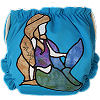 Applique Diaper - Mermaid