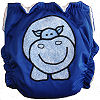 Applique Diaper - Hippo