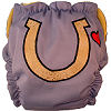 Applique Diaper - Horseshoe