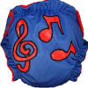 Applique Diaper - Music