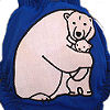 Applique Diaper - Polar Bears