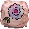 Applique Diaper - Fun Flower