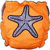 Applique Diaper - Sea Star 