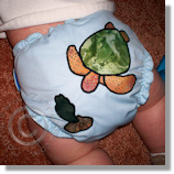 Applique Diapers - Sea Turtle