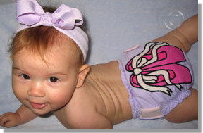 Cloth Diaper Picture - Dancing Queen