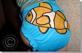 Cloth Diaper Picture - Clownfish aren't Funny