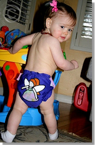 Cloth Diaper Picture - I Do Believe in Fairies