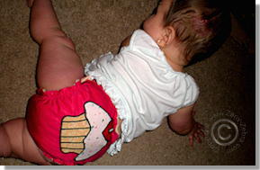 Cloth Diaper Picture - Cupcake Cutie