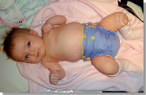 Cloth Diaper Picture - Newborn Fluffiness