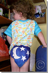 Cloth Diaper Picture - Ready for Bed