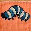 Prefold Cloth Diaper - Caterpillar