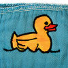 Prefold Cloth Diaper - Duck