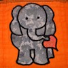 Prefold Cloth Diaper - Elephant Love 