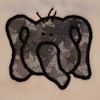 Prefold Cloth Diaper - Elephant