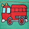 Prefold Cloth Diaper - Firetruck