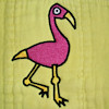 Prefold Cloth Diaper - Flamingo