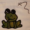 Prefold Cloth Diaper - Froggy