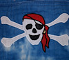 Prefold Cloth Diaper - Jolly Roger