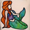 Prefold Cloth Diaper - Mermaid