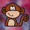 Prefold Cloth Diaper - Monkey