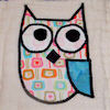Prefold Cloth Diaper - Fun Owl